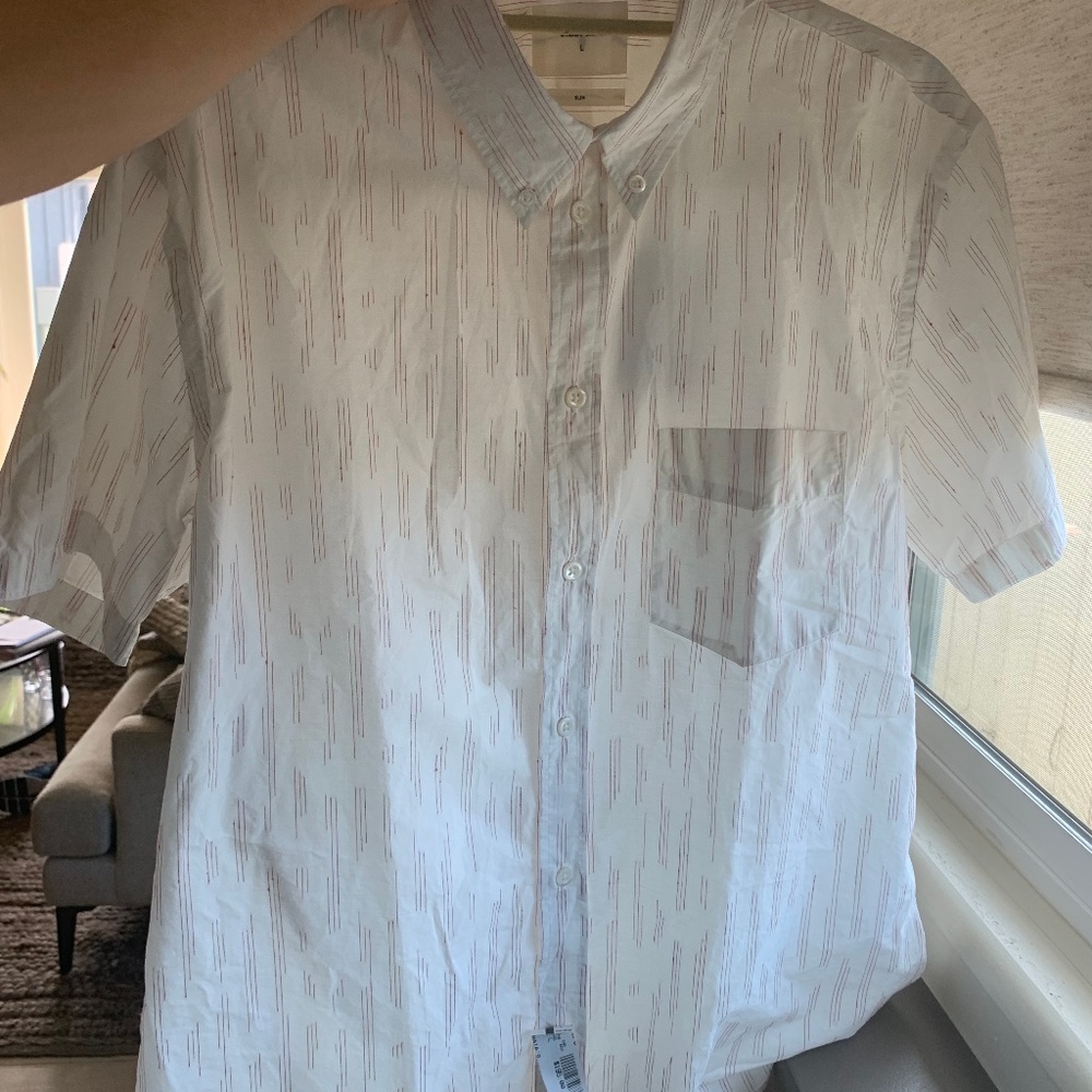 Billy Reid Short sleeve button down (Brand New)